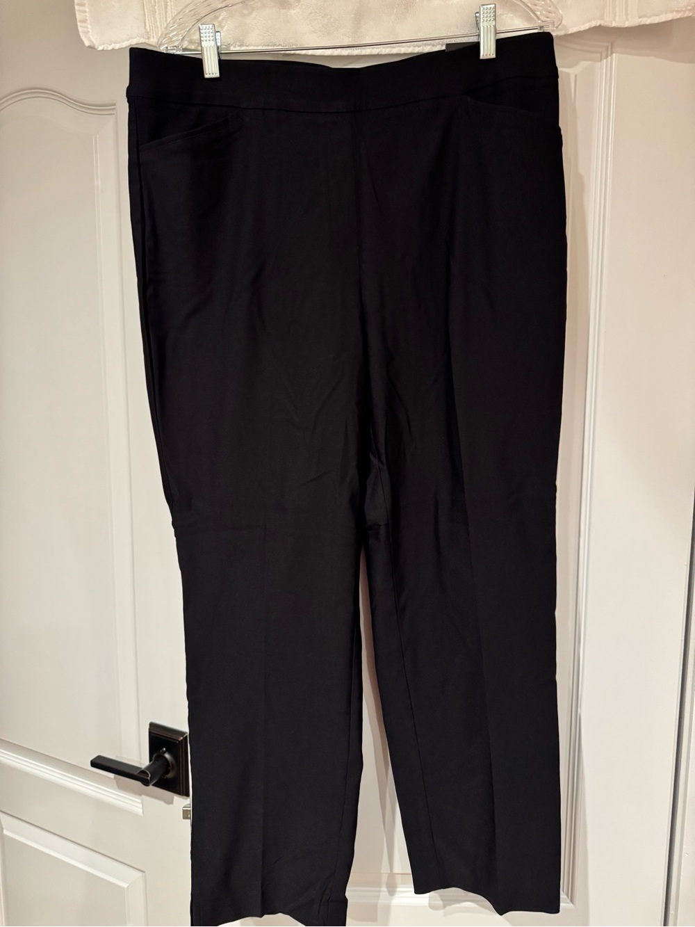Counterparts Black Straight-Leg Pull-On Trousers